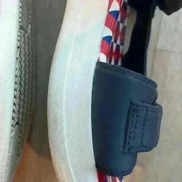 Tory Burch Tory Sport Velcro Sandals Navy sz 7.5 (runs small) - Picture 4 of 15